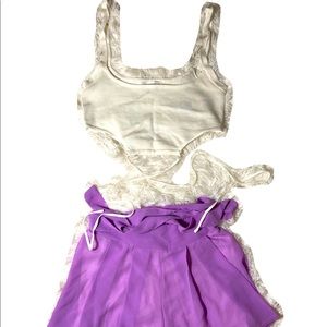 Selling as an outfit or separately Top S bottom XS